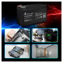 Extralink Batería AGM de mantenimiento libre 9.000 mAh