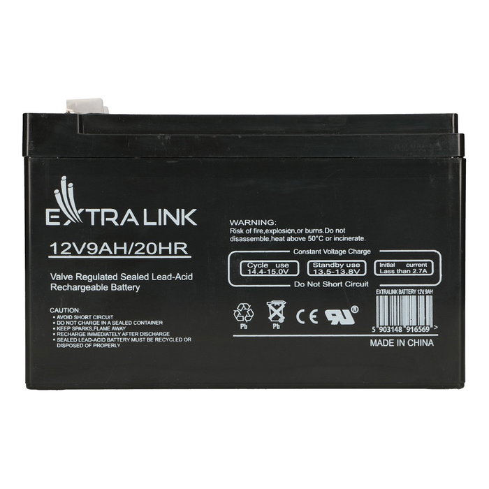 Extralink Batería AGM de mantenimiento libre 9.000 mAh