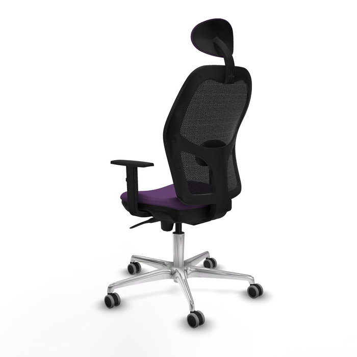 PIQUERAS Y CRESPO Silla de oficina Jorquera Morado y Negro