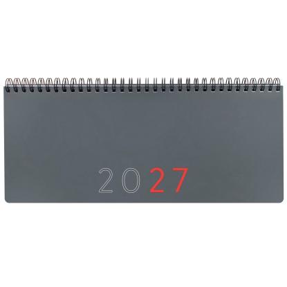 Finocam Planificador Agenda 2027 con Notas y Vista Semanal Gris Finocam Planificador Agenda 2027 con Notas y Vista Semanal Gris