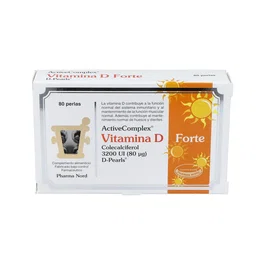 Pharma Nord Activecomplex Vitamina D Forte 80 Perlas