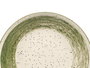 Vessia Plato Hondo Patinado de Porcelana, Verde y Blanco, 20.5 cm de Diámetro (Set de 36)