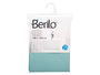Berilo Cortina de Baño Transparente Verde Azulado 180x180 cm Plástico (EVA/PE) (Set de 12)