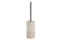 DKD Home Decor Escobillero Beige Resina y Bambú 9 x 38 x 9 cm (2 Unidades)