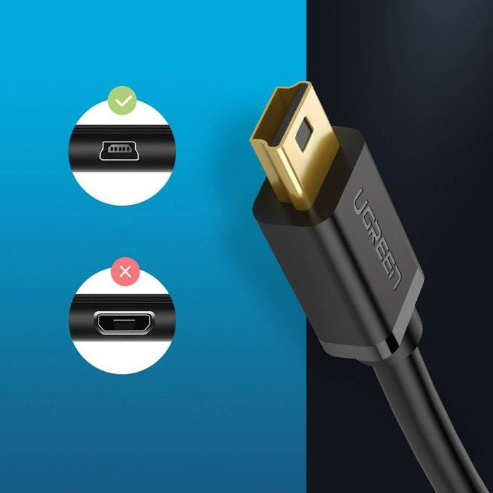 Ugreen Cable Mini USB 2.0 10355B, 1m