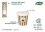 Algon Set 10 Vasos Cartón para Café con Tapa 120cc (20 Unidades)
