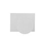 OYV Tablemat Mantelito Individual - Plastico Trenzado, Color Blanco, Dimensiones 48x36 cm