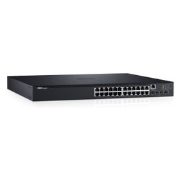 DELL N1524P Switch Gestionado L3 de 24 Puertos Gigabit y 4 SFP+ con PoE 600W