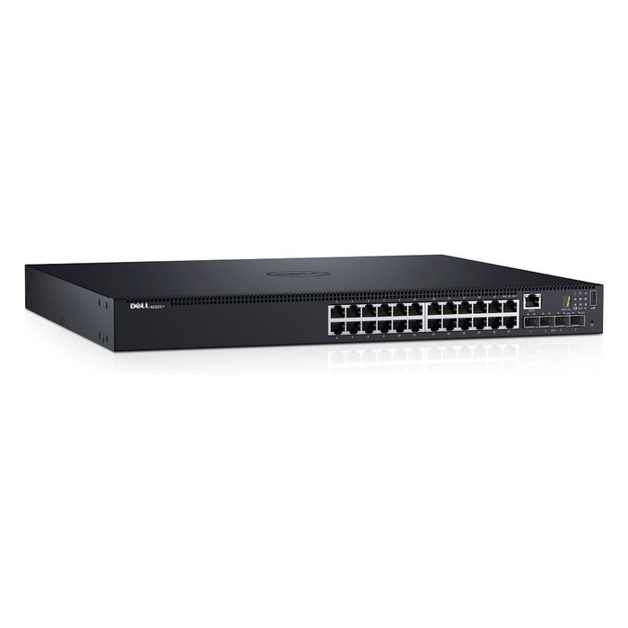 DELL N1524P Switch Gestionado L3 de 24 Puertos Gigabit y 4 SFP+ con PoE 600W DELL N1524P Switch Gestionado L3 de 24 Puertos Gigabit y 4 SFP+ con PoE 600W