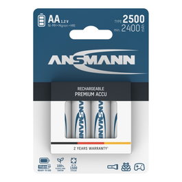 Ansmann maxE NiMH Batería Recargable AA 2400 mAh (1x4)