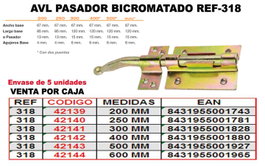AVL PASADOR 318 Bicromatado 250 mm WL320