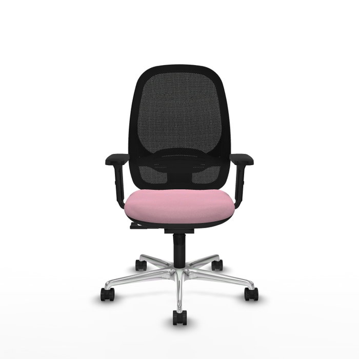 PIQUERAS Y CRESPO Silla de oficina Cilanco Rosa y Negro con mecanismo Sincro PIQUERAS Y CRESPO Silla de oficina Cilanco Rosa y Negro con mecanismo Sincro