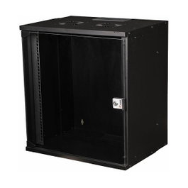 EQUIP EWM-12-5440-B Bastidor de pared 12U con puerta de vidrio negra