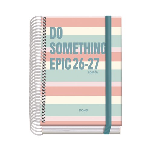 DOHE Agenda Escolar Prime Espiral Extra A6 2026-27 con Goma Epic DOHE Agenda Escolar Prime Espiral Extra A6 2026-27 con Goma Epic