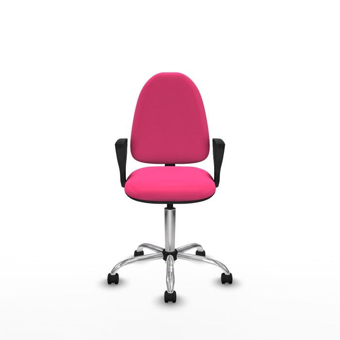 PIQUERAS Y CRESPO Silla de oficina Aýna Rosa con Brazos Fijos