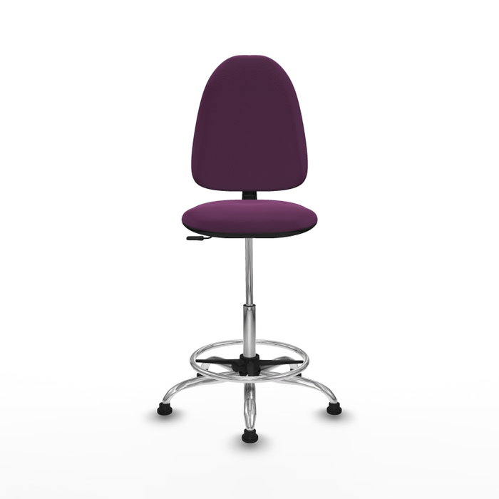 PIQUERAS Y CRESPO Taburete Aýna Morado con Mecanismo de Contacto Permanente PIQUERAS Y CRESPO Taburete Aýna Morado con Mecanismo de Contacto Permanente
