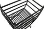 DKD Home Decor Leñera de Acero Negro 48x30x57 cm