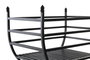 DKD Home Decor Leñera de Acero Negro 48x30x57 cm