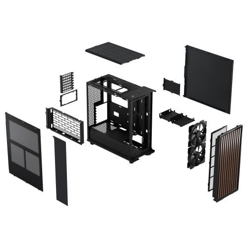 Fractal Design FD-C-NOR1C-01 Caja PC North Negra Carbon