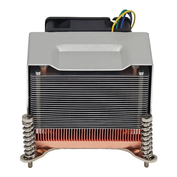 Inter-Tech Disipador Térmico Ventilador CPU Q-5 para Intel Socket LGA 1700, TDP 150W, 6 cm Negro y Plata, con Pasta Térmica Incluida, Enfriador Activo con Rodamiento de Bolas