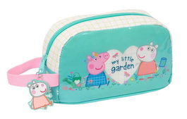 Portameriendas Térmico Peppa Pig Pretty flowers Amarillo Menta 21,5 x 12 x 6,5 cm