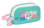 Portameriendas Térmico Peppa Pig Pretty flowers Amarillo Menta 21,5 x 12 x 6,5 cm