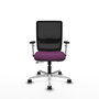 PIQUERAS Y CRESPO Silla de oficina Haches Morada con Mecanismo Sincro/Traslack