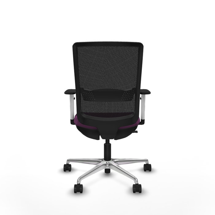 PIQUERAS Y CRESPO Silla de oficina Haches Morada con Mecanismo Sincro/Traslack