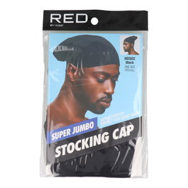 Red Kiss Gorro de Peluca Negro Super Jumbo Stocking Cap