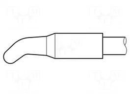 JBC TOOLS Pico cono acodado de 2,9mm