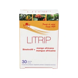 Bioserum Litrip 30 Caps Complemento Alimenticio Control Peso Sinetrol Mango Africano 300 Mg