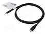 Goobay 74200 Cable USB-C a USB-C 1m 10 Gbit/s 100W Negro