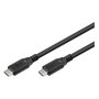Goobay 74200 Cable USB-C a USB-C 1m 10 Gbit/s 100W Negro