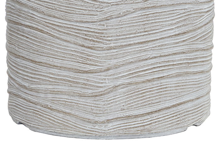 DKD Home Decor Maceta Terraza Y Jardin Beige 44.5 x 44 x 44.5 cm Set de 3