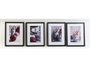 DKD Home Decor Cuadro de Velas Enmarcado Surtido de 4 Piezas