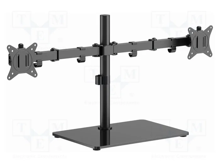 Gembird MS-D2ST-01 Soporte para Monitor de Escritorio Negro Gembird MS-D2ST-01 Soporte para Monitor de Escritorio Negro