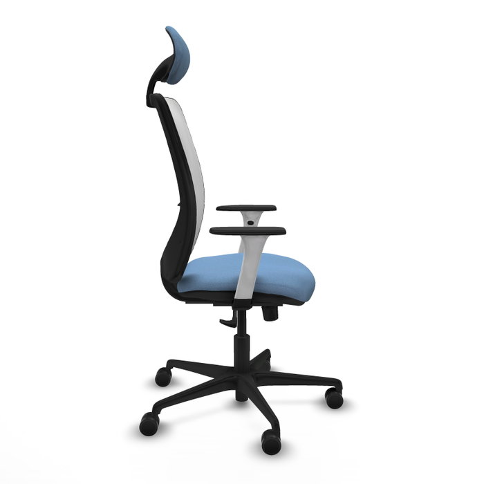 PIQUERAS Y CRESPO Silla de oficina Zulema Azul cielo y Blanco PIQUERAS Y CRESPO Silla de oficina Zulema Azul cielo y Blanco