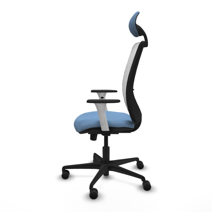 PIQUERAS Y CRESPO Silla de oficina Zulema Azul cielo y Blanco PIQUERAS Y CRESPO Silla de oficina Zulema Azul cielo y Blanco