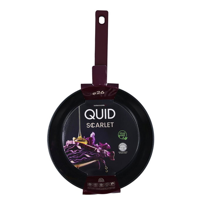 Quid Sartén Aluminio Forjado Scarlet 26 cm (6 Unidades) - Burdeos Quid Sartén Aluminio Forjado Scarlet 26 cm (6 Unidades) - Burdeos