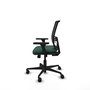 PIQUERAS Y CRESPO Silla de oficina Yunquera Verde botella/Negro