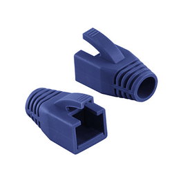 LogiLink Pack de 50 Protectores de Cable RJ45 Modulares 8mm Azul