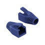 LogiLink Pack de 50 Protectores de Cable RJ45 Modulares 8mm Azul
