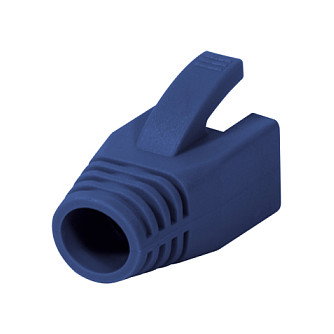 LogiLink Pack de 50 Protectores de Cable RJ45 Modulares 8mm Azul