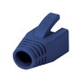 LogiLink Pack de 50 Protectores de Cable RJ45 Modulares 8mm Azul