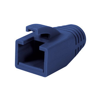 LogiLink Pack de 50 Protectores de Cable RJ45 Modulares 8mm Azul