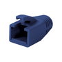 LogiLink Pack de 50 Protectores de Cable RJ45 Modulares 8mm Azul