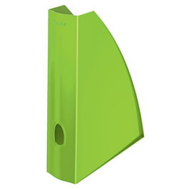 Revistero Plastico Leitz Wow A4 60Mm Verde Metalizado