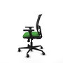 PIQUERAS Y CRESPO Silla de oficina Yunquera con mecanismo Sincro, Verde y Negro