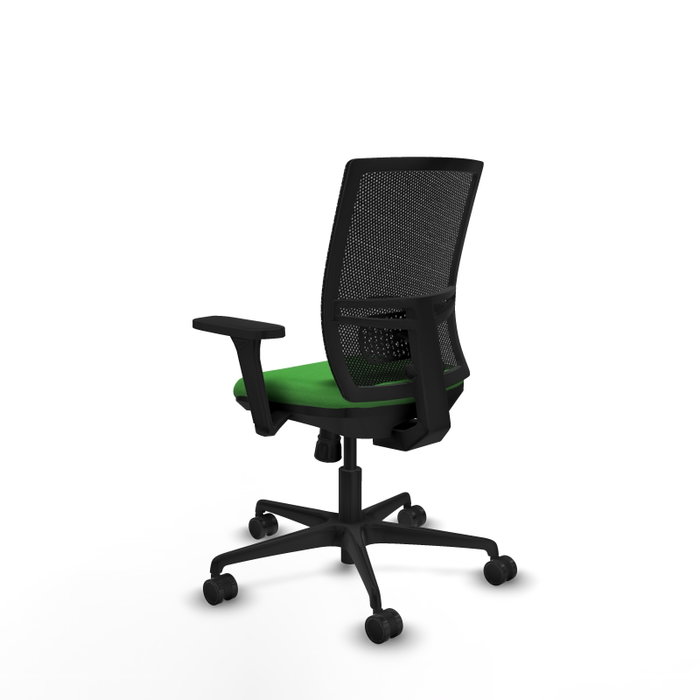 PIQUERAS Y CRESPO Silla de oficina Yunquera con mecanismo Sincro, Verde y Negro PIQUERAS Y CRESPO Silla de oficina Yunquera con mecanismo Sincro, Verde y Negro