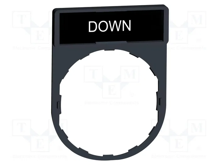 SCHNEIDER ELECTRIC Etiqueta de descripción DOWN para Harmony XB4 22mm SCHNEIDER ELECTRIC Etiqueta de descripción DOWN para Harmony XB4 22mm